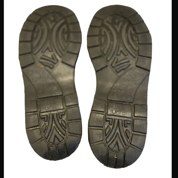 Dr. Martens Chestnut Leather Platform Shoes - Picture 6 of 8